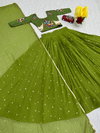 PC 541 Faux Georgette Kalamkari Print With Real Handwork Lehenga With Choli Dupatta Exporters In India